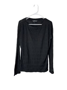 THE NORTH FACE Women's Black Sheer Long Sleeve Base Layer Shirt Sz M